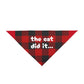 The Cat Did It Pet Bandana